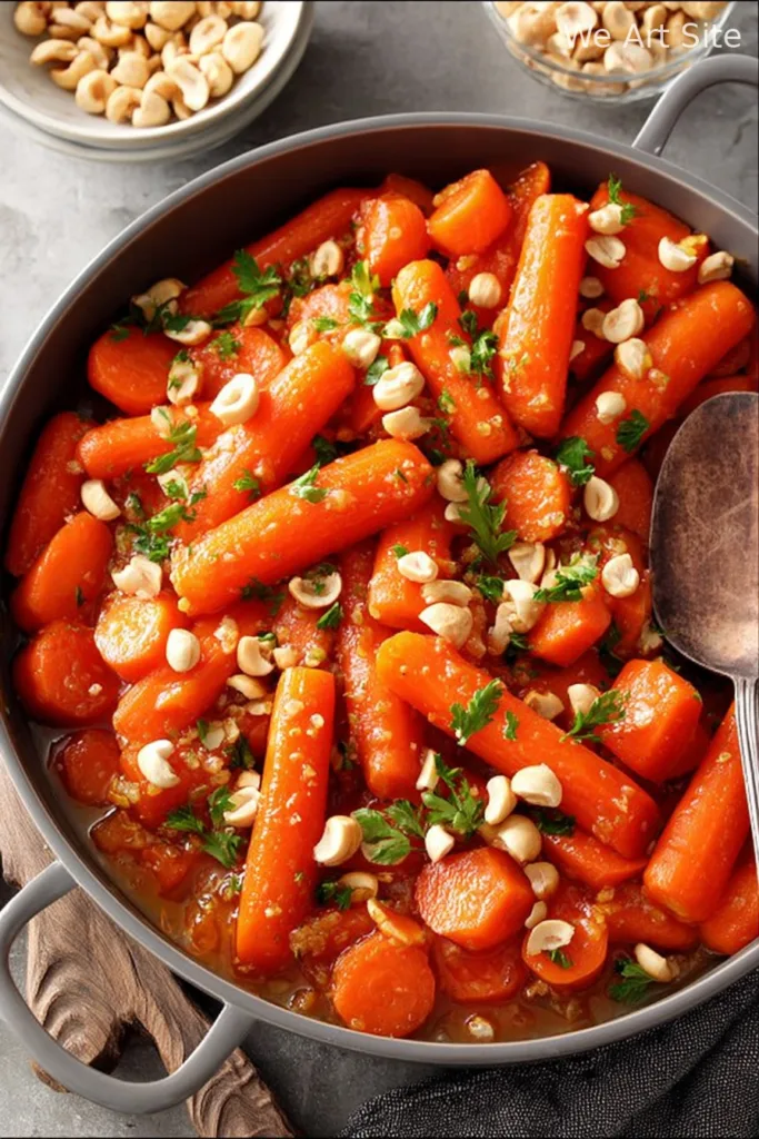 Glazed Marsala Carrots with Hazelnuts