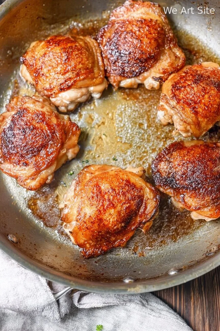 Perfect Pan-Fried Chicken Thighs