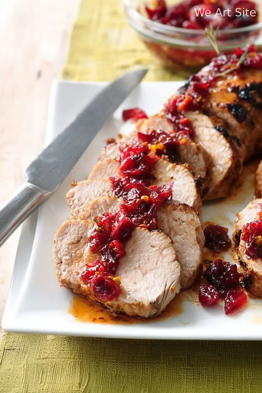 Pork Tenderloin with Cranberry-Orange Relish