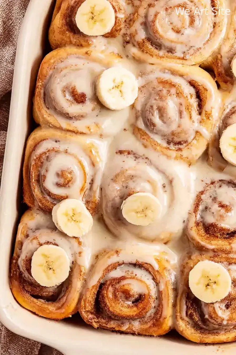 Banana Bread Cinnamon Rolls