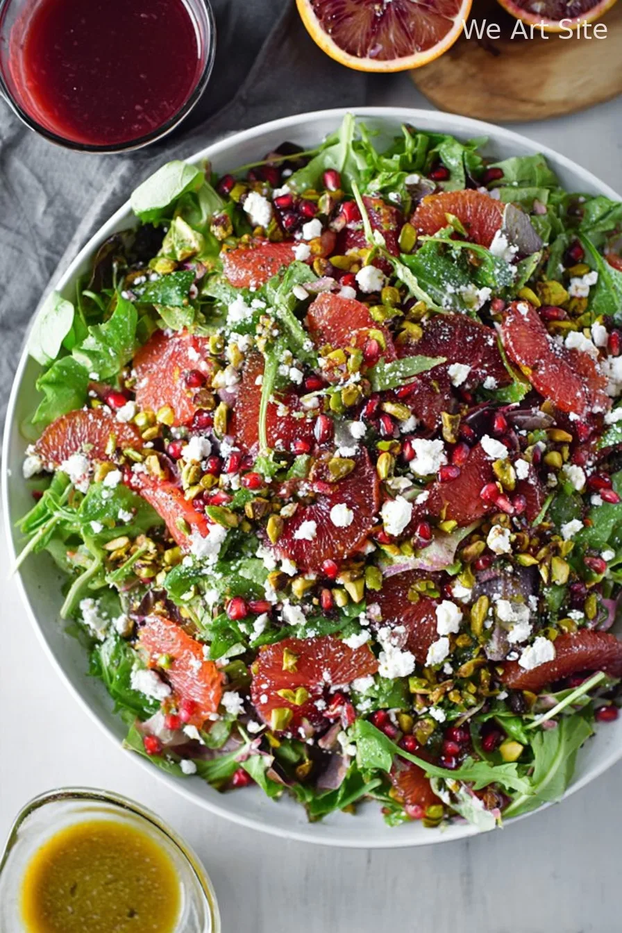 Blood Orange Pistachio Salad with Feta