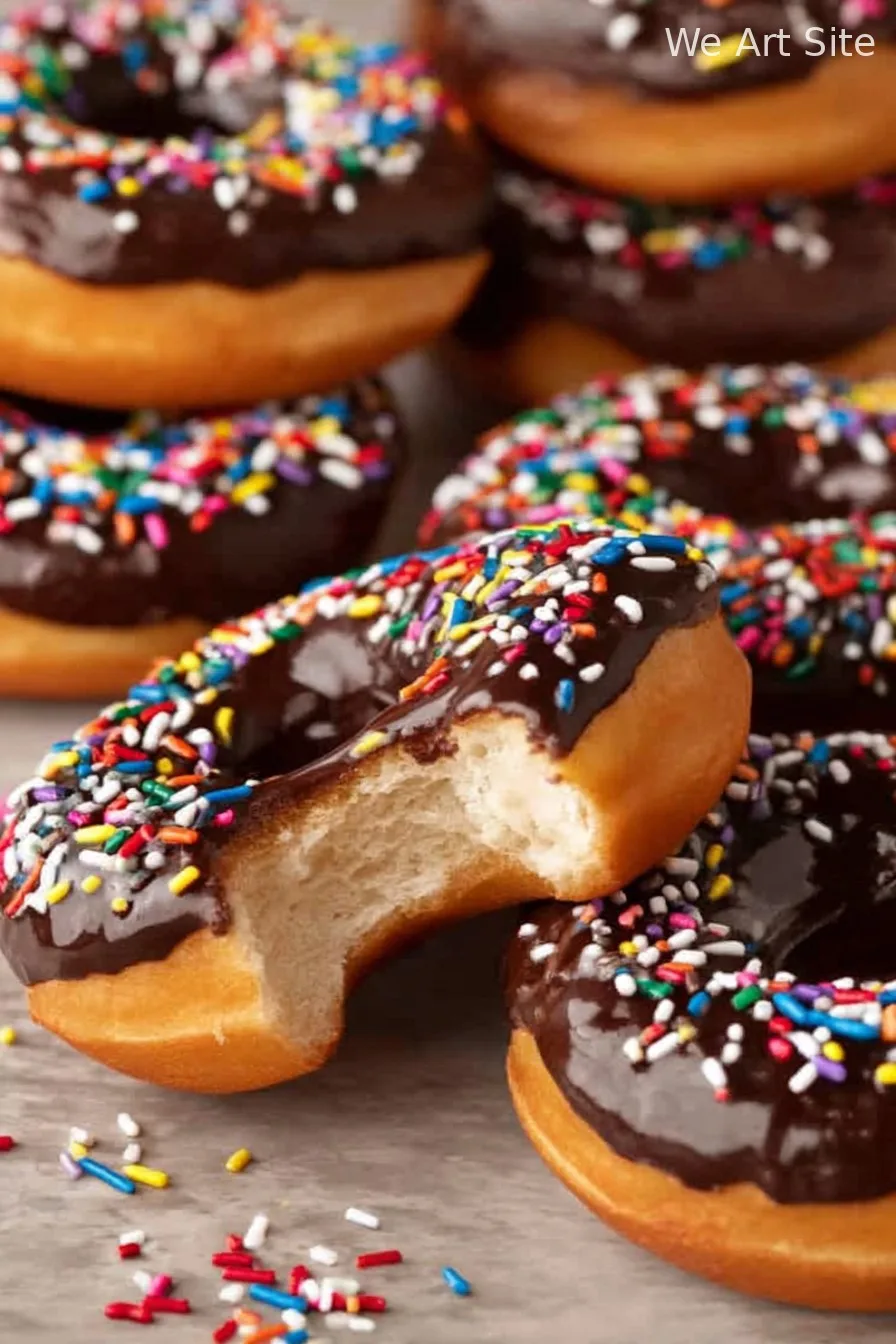 Chocolate Frosted Donuts