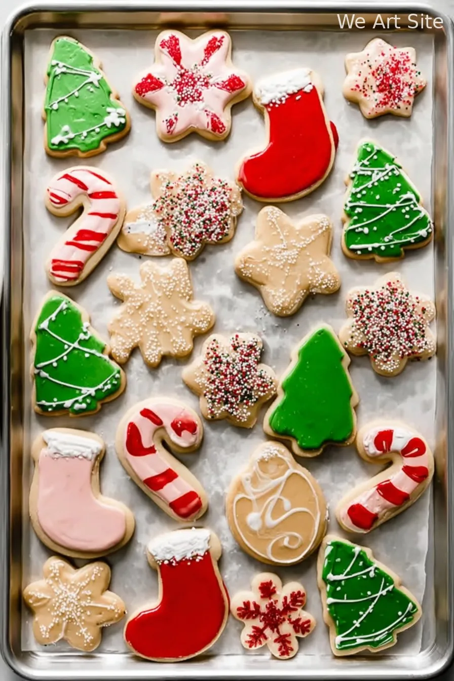 Christmas Sugar Cookies Recipe with Easy Icing