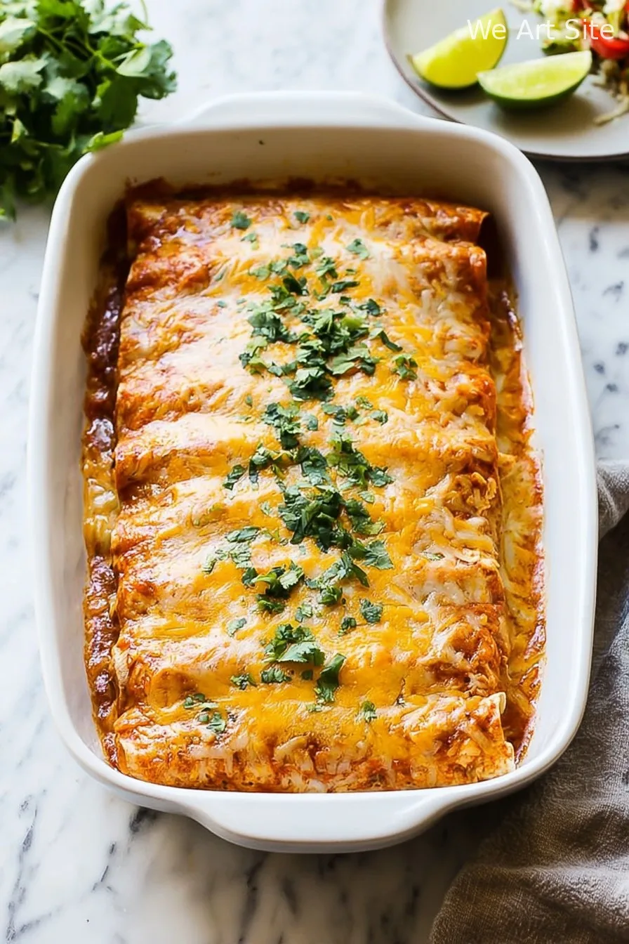 Easy Chicken Enchilada Recipe