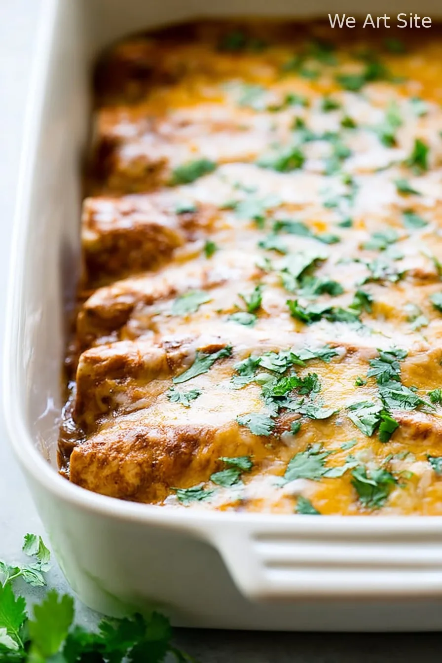 Easy Chicken Enchilada Recipe