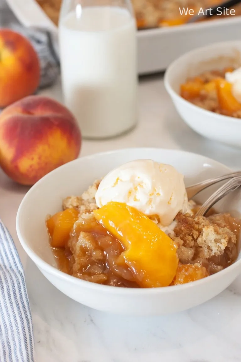 Easy Peach Cobbler
