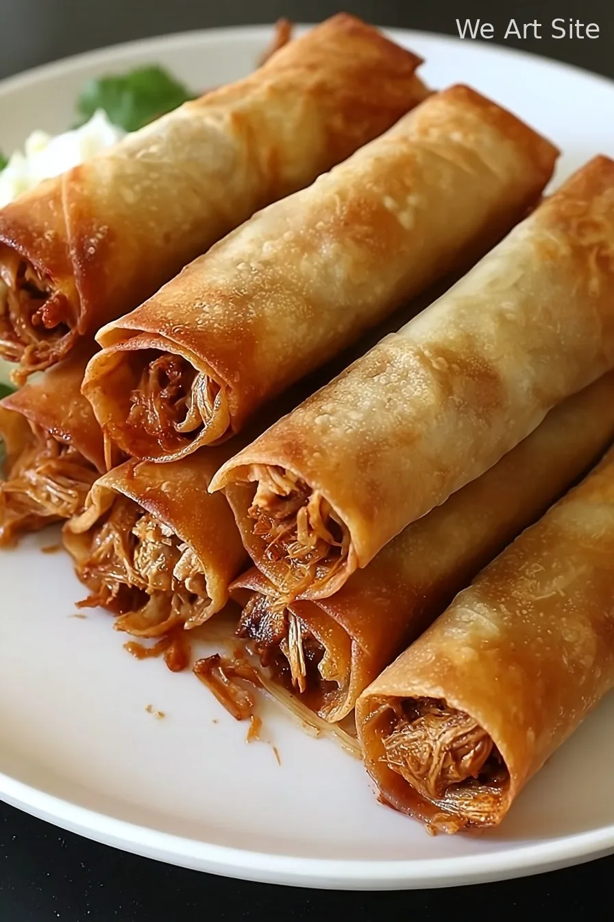 Easy Pulled Pork Taquitos