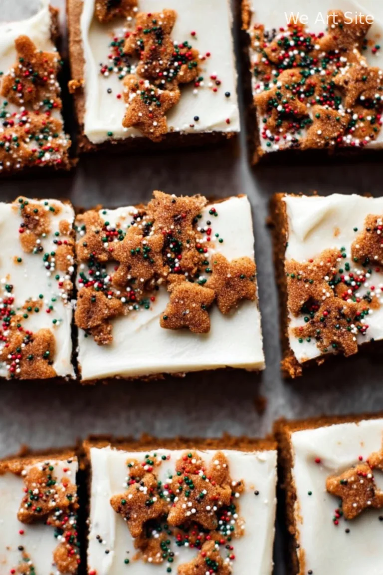 Gingerbread Cookie Bars