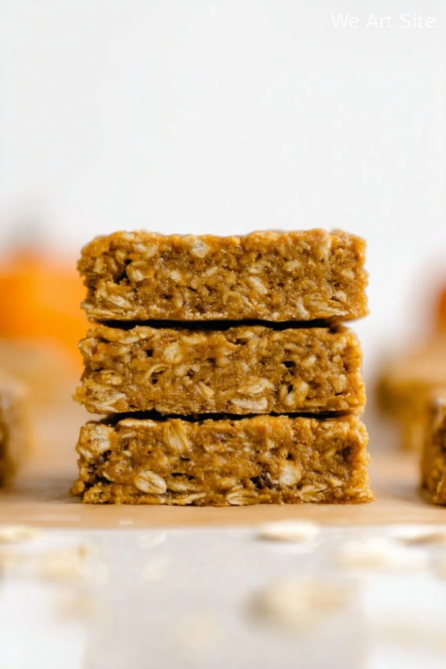 Healthy Pumpkin Oatmeal Bars