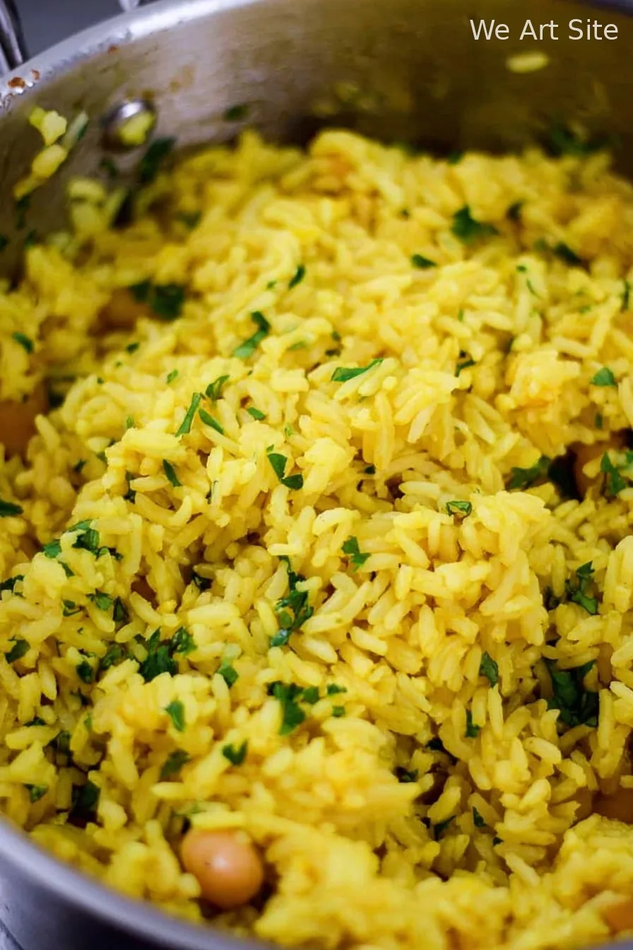 Mediterranean Yellow Rice