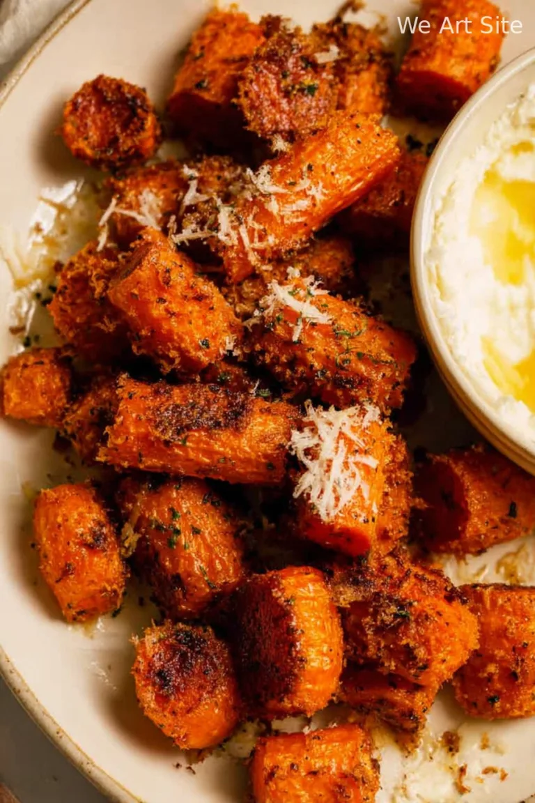 Parmesan Crusted Carrots