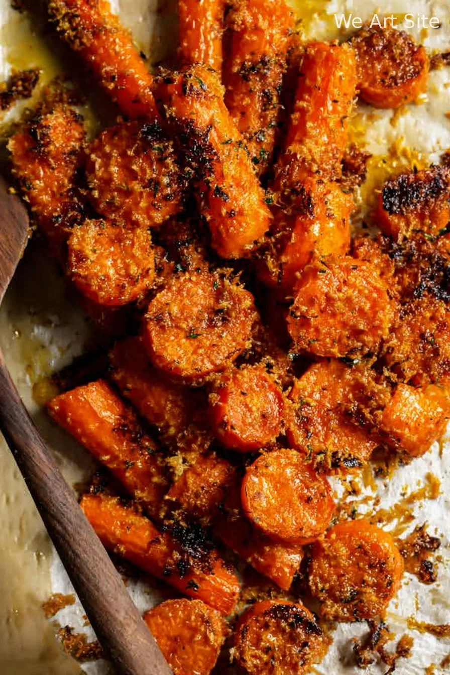 Parmesan Crusted Carrots