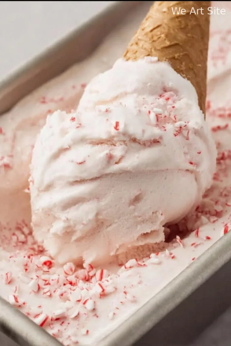 Pink Peppermint Ice Cream