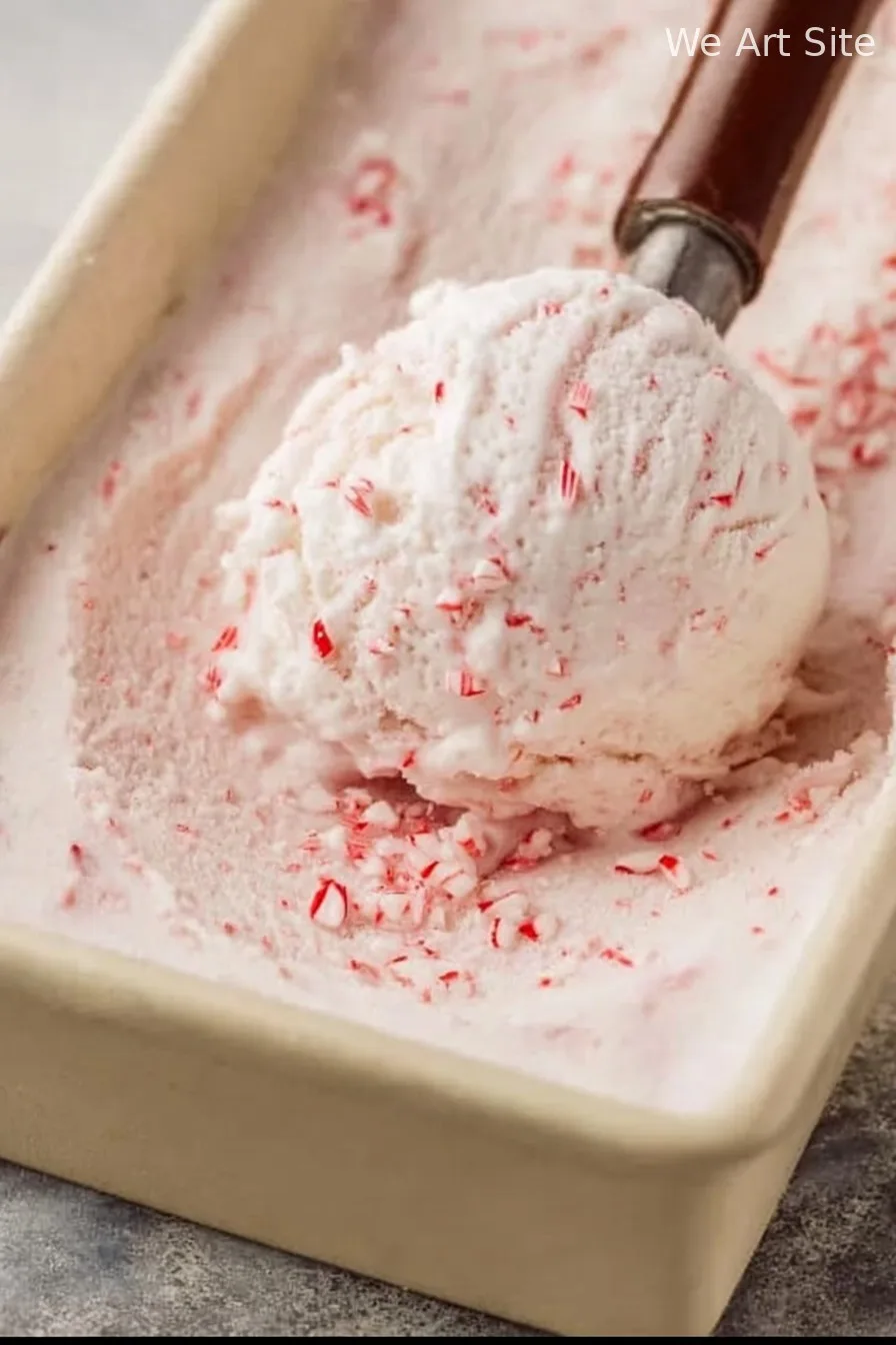 Pink Peppermint Ice Cream