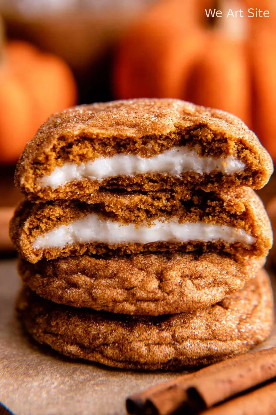 Pumpkin Cheesecake Cookies