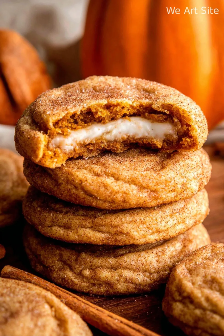 Pumpkin Cheesecake Cookies