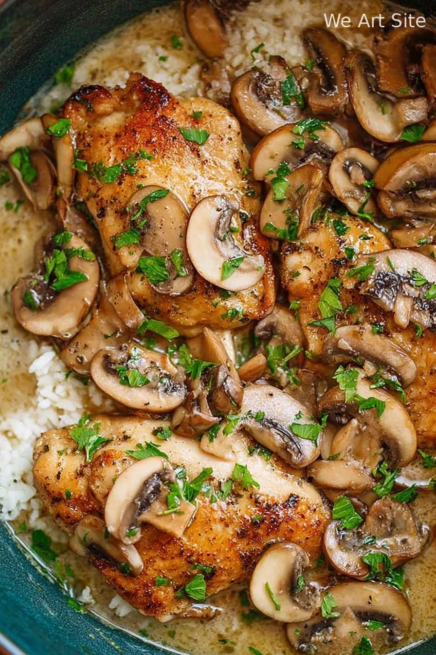 Slow Cooker Chicken Marsala
