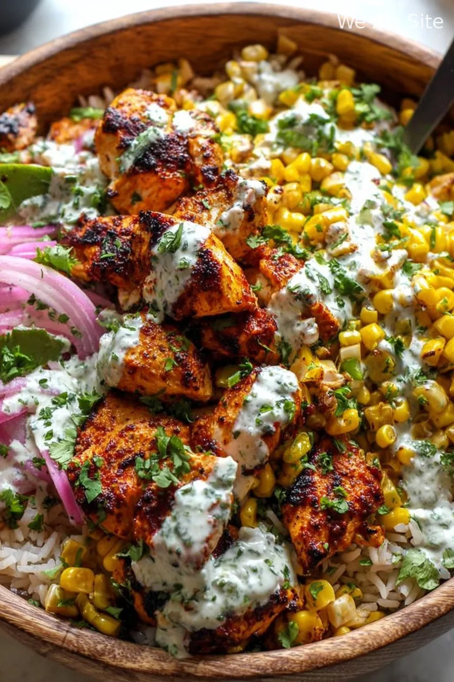 Tasty Street Corn Chicken Bowl