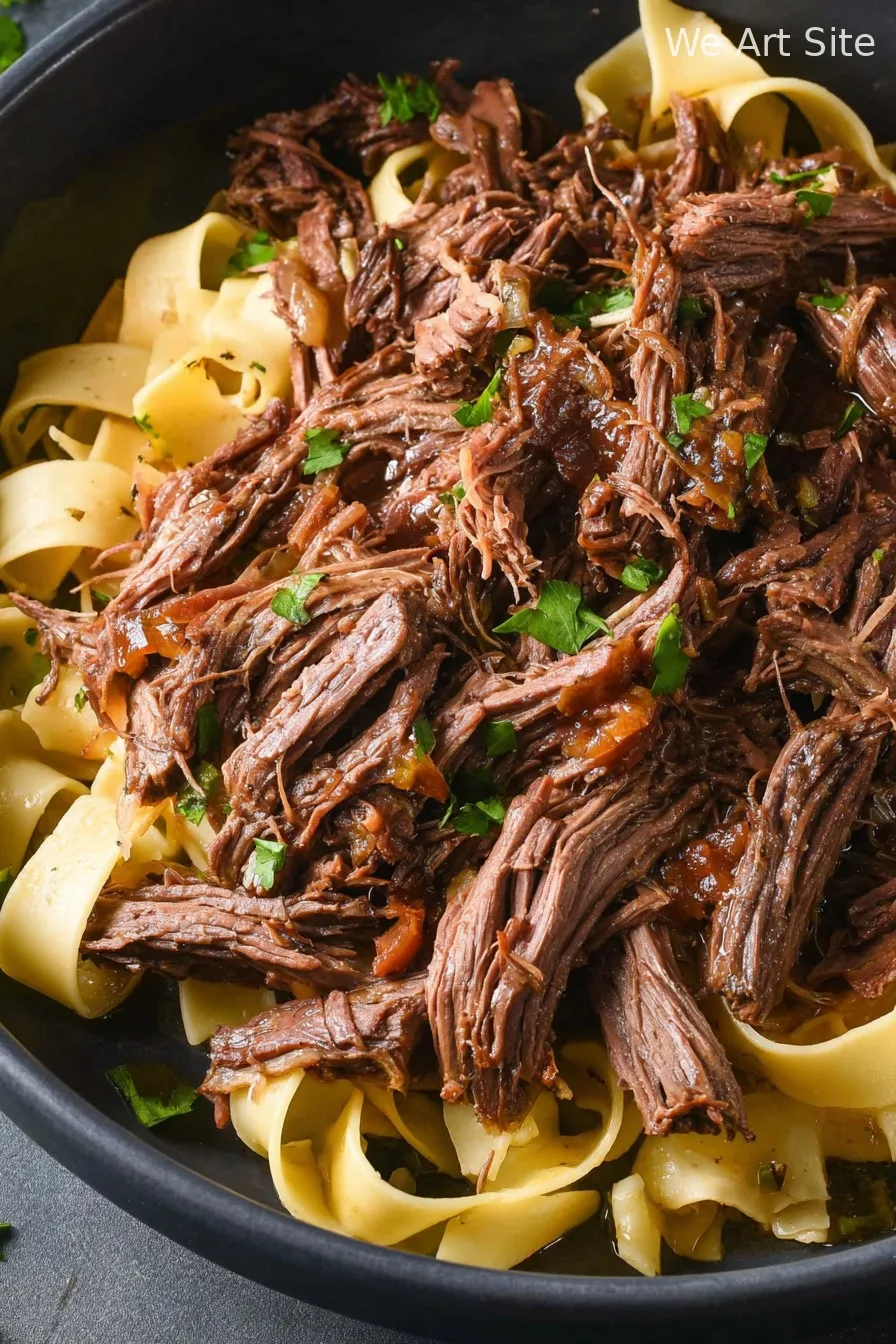 The Best Slow Cooker Shredded Beef Recipe