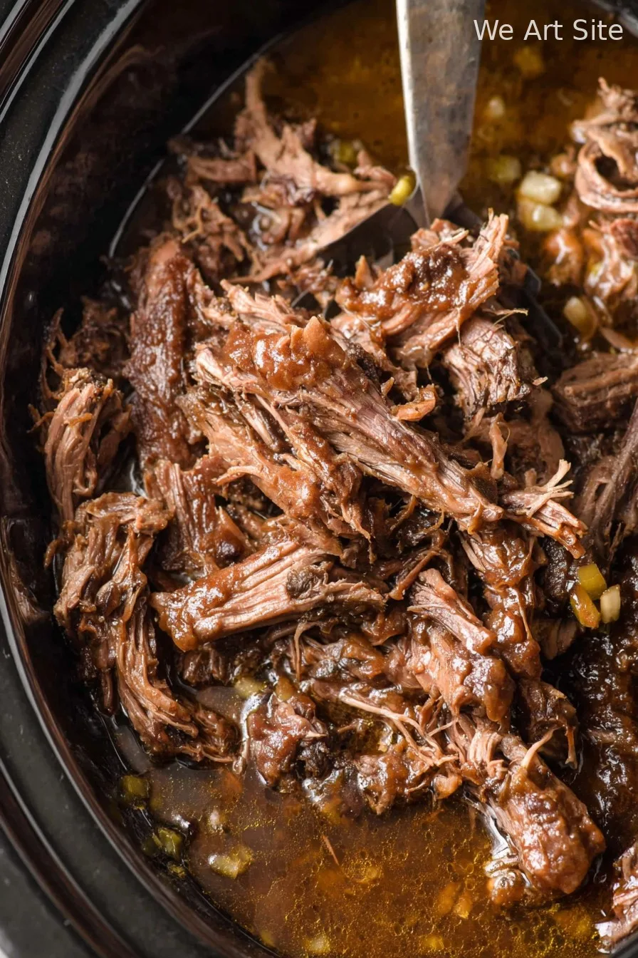 The Best Slow Cooker Shredded Beef Recipe