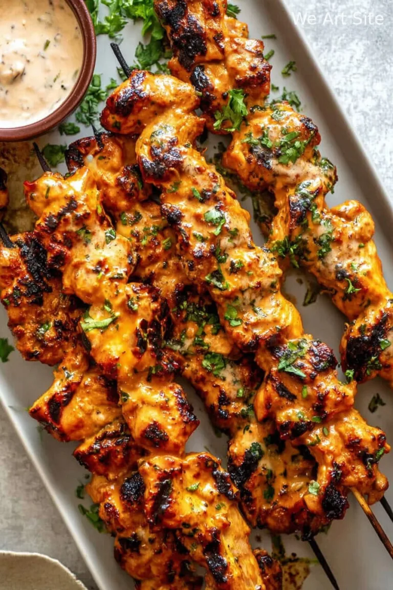 Bang Bang Chicken Skewers