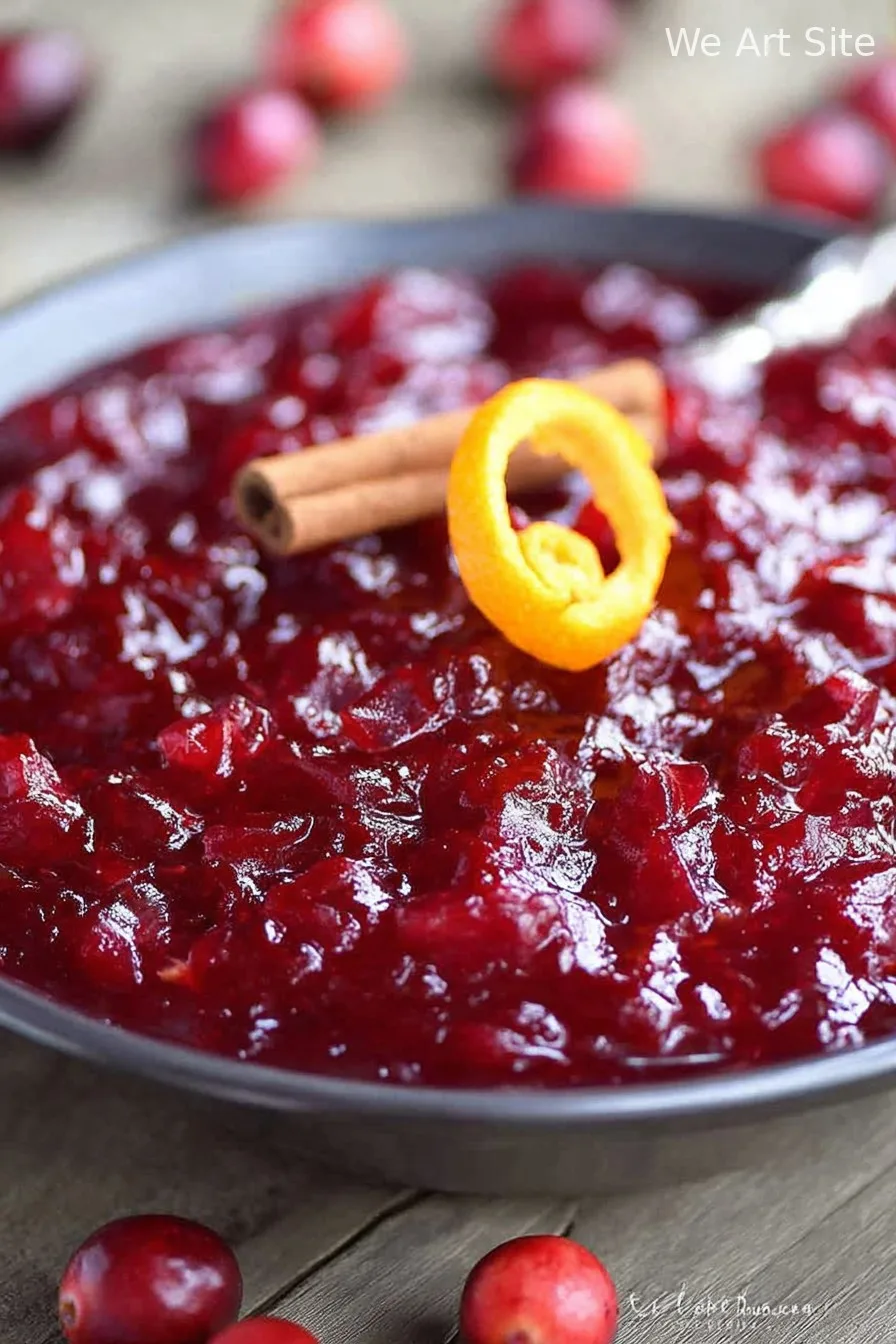 Best Ever Cranberry Sauce
