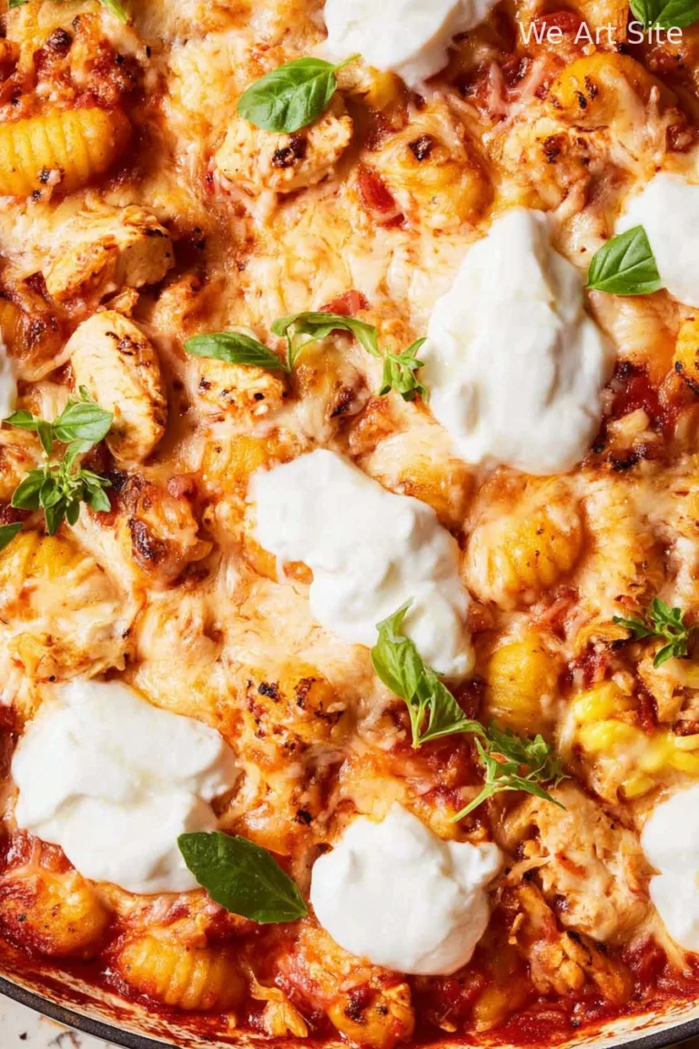 Chicken Parmesan Gnocchi Bake