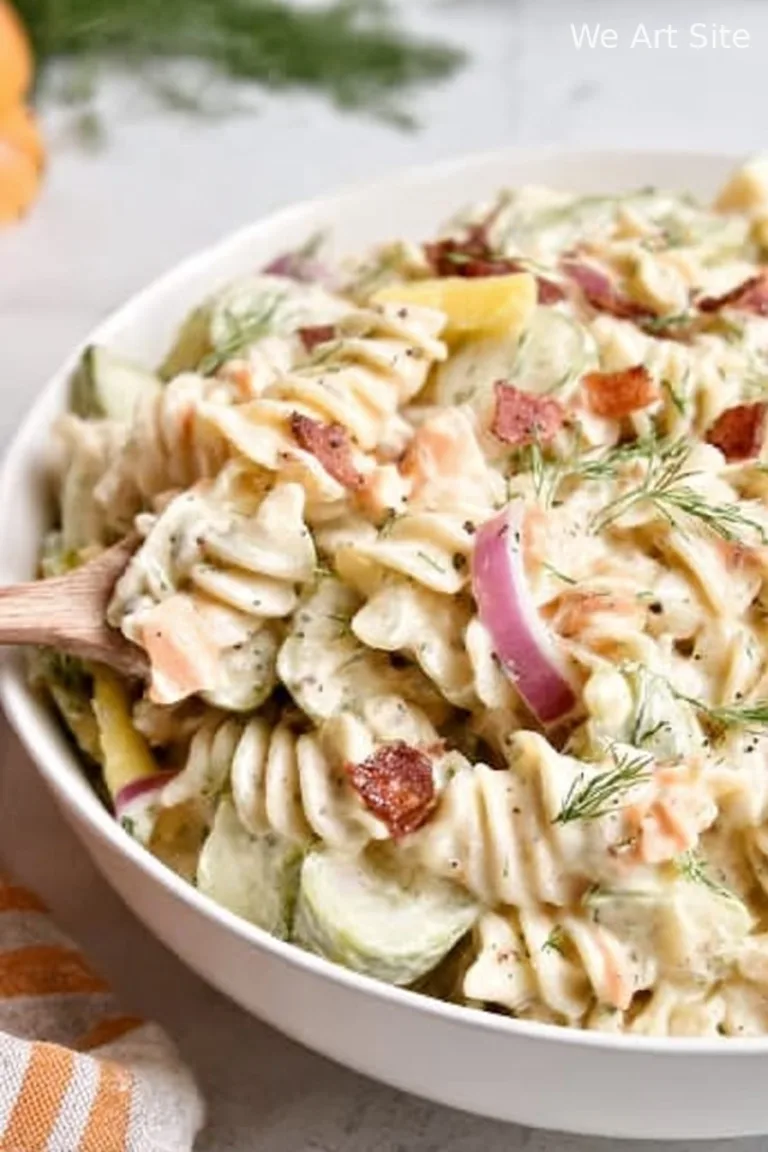 Dill Pickle Pasta Salad