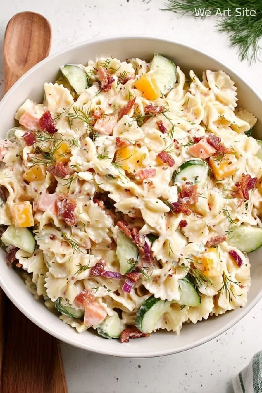 Dill Pickle Pasta Salad
