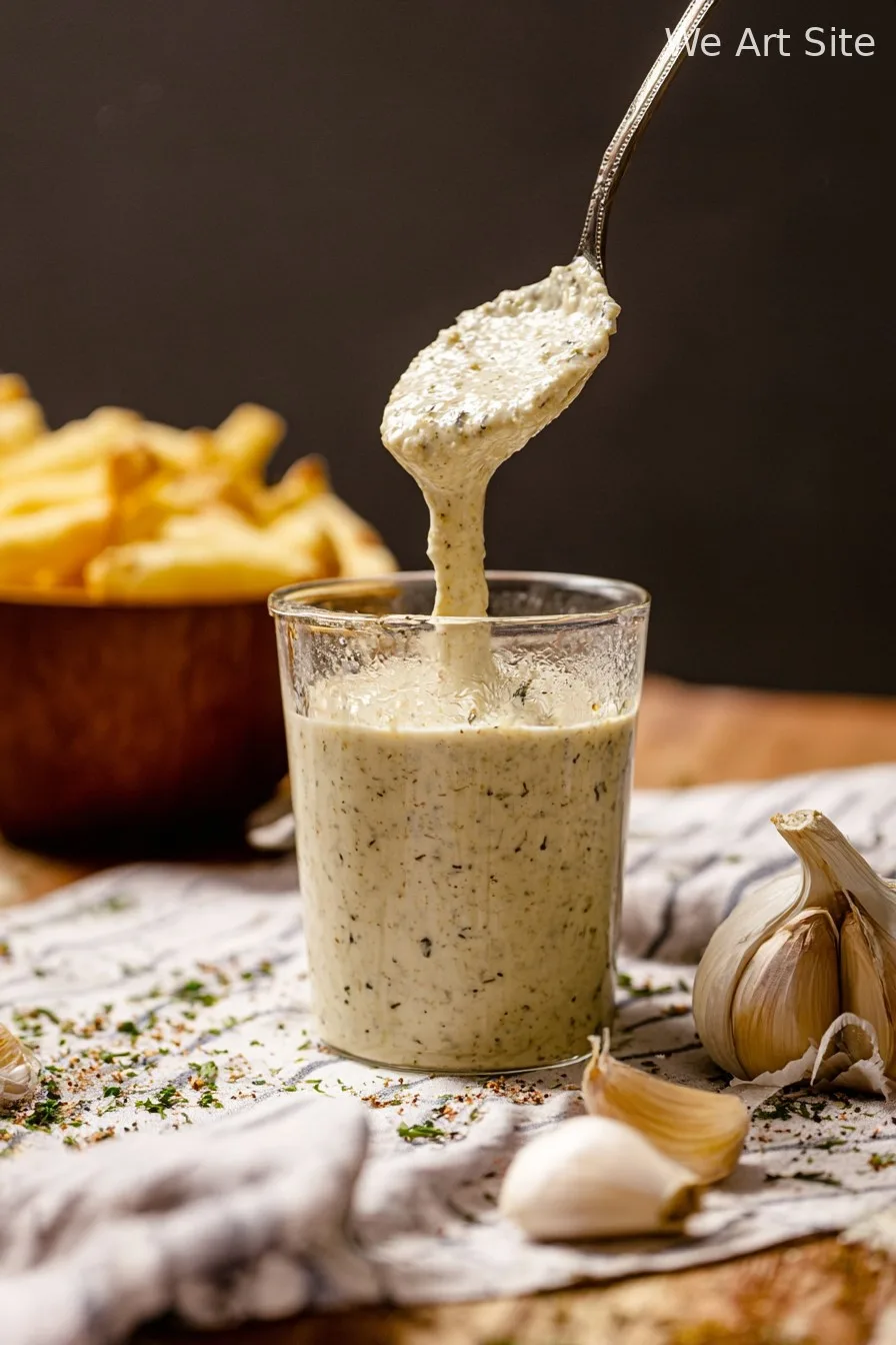 Easy Garlic Parmesan Sauce