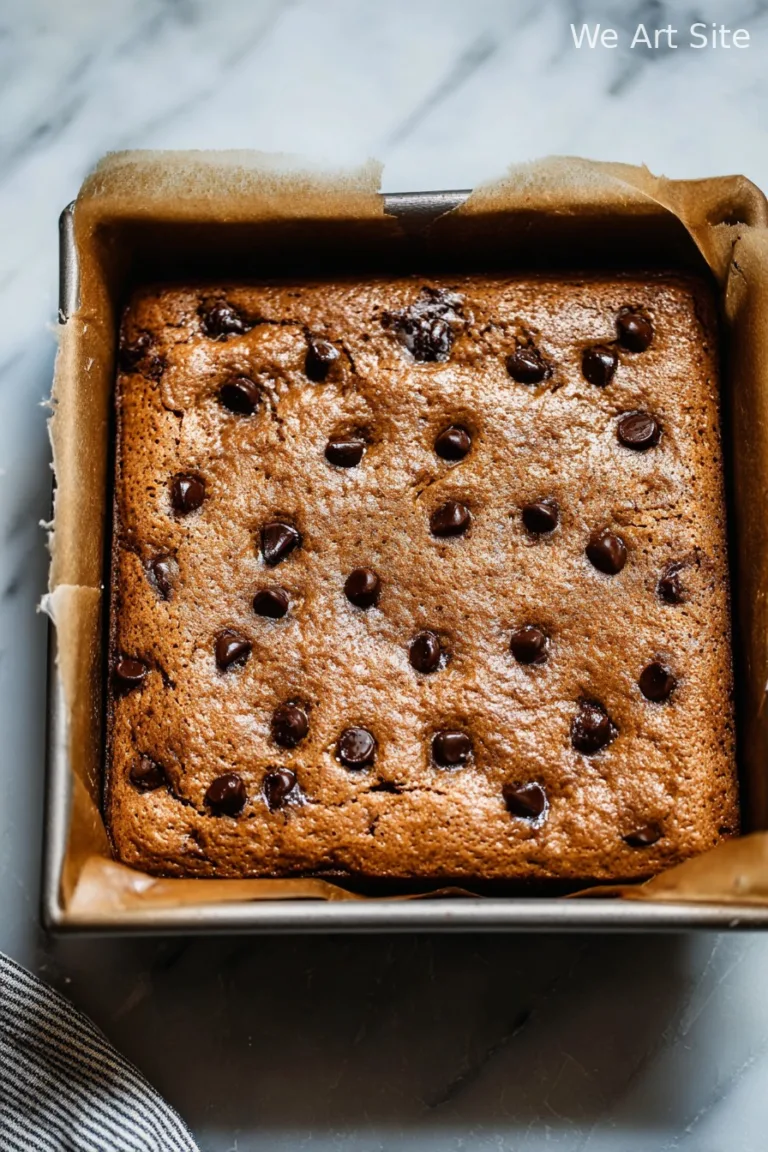 Fudgy Almond Butter Blondies