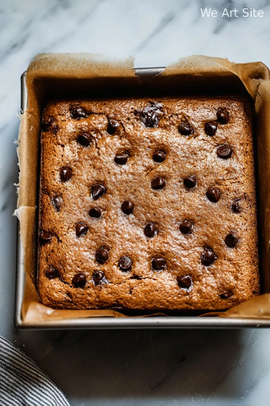 Fudgy Almond Butter Blondies