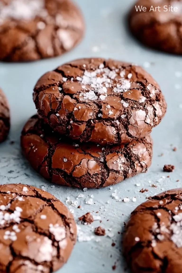 Fudgy Salted Brownie Cookies