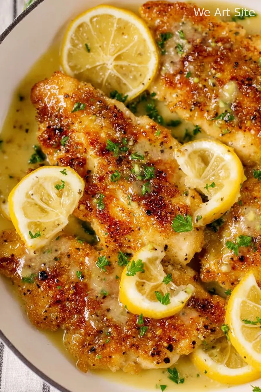 Lemon Chicken Recipe (with Lemon Butter Sauce)