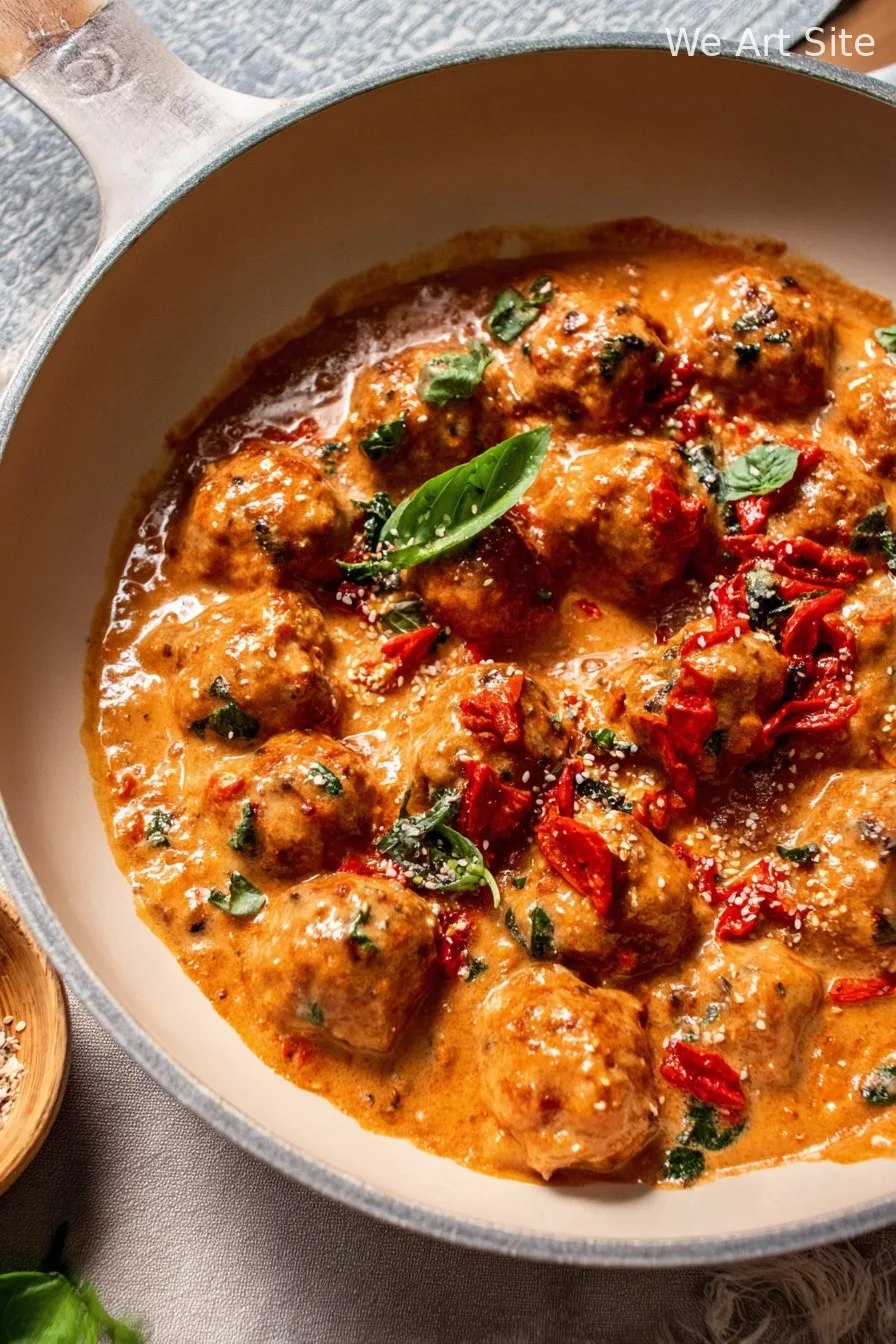 Marry Me Chicken Meatballs