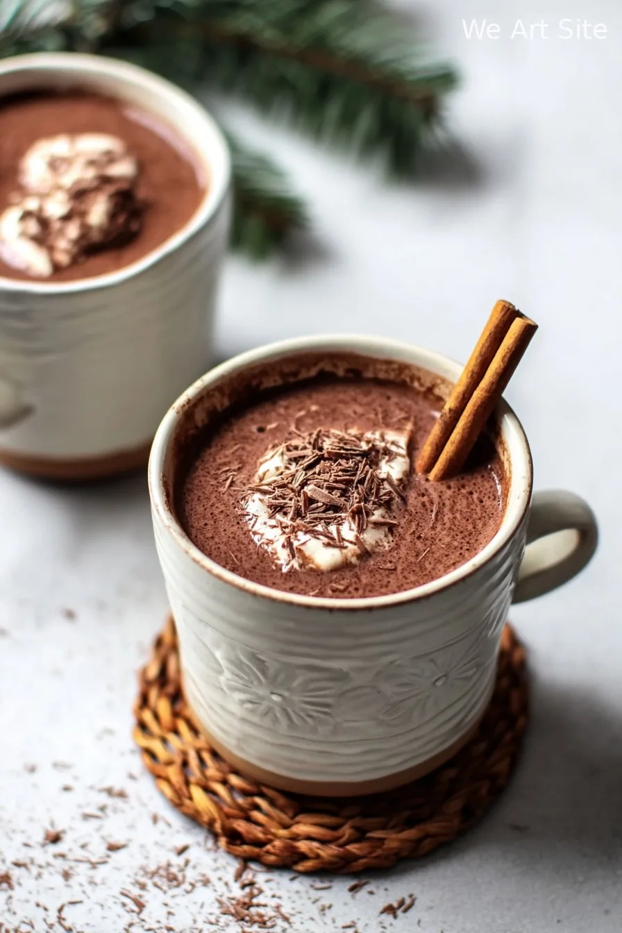 My Absolute Favorite Healthier Hot Chocolate