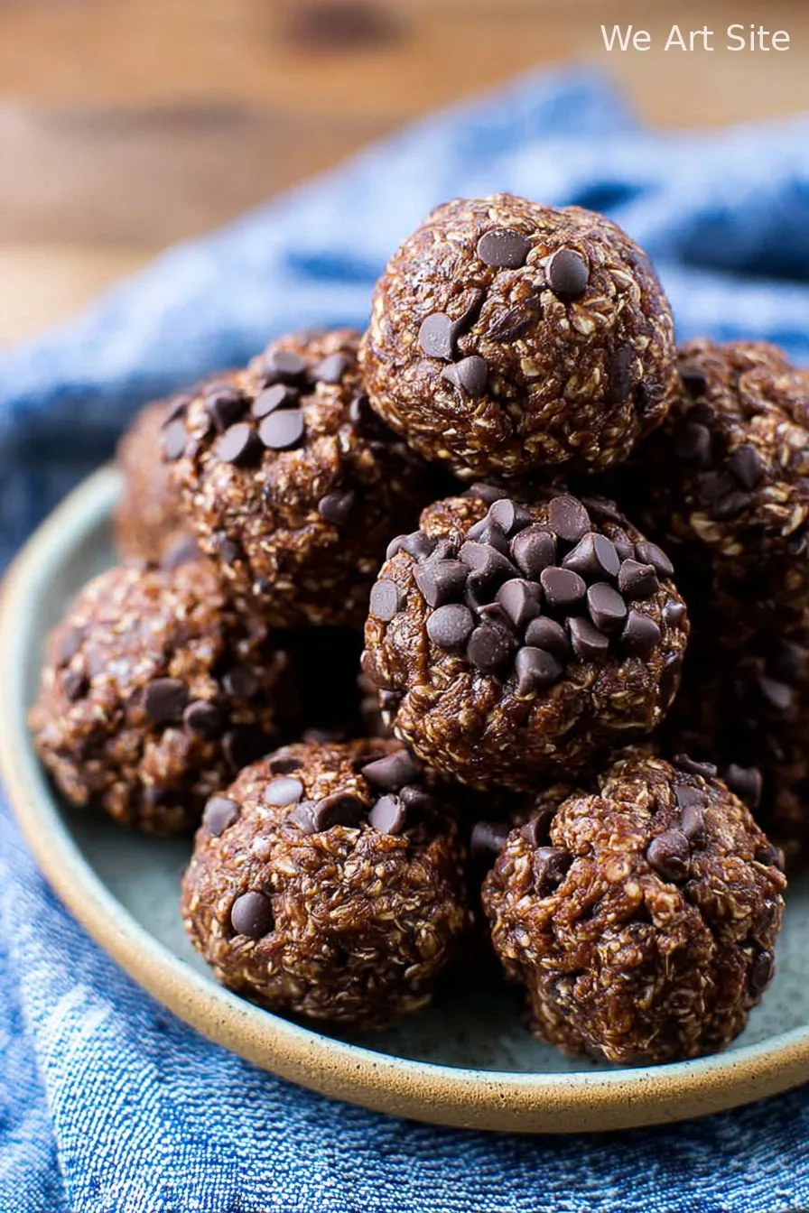 No-Bake Brownie Protein Bites