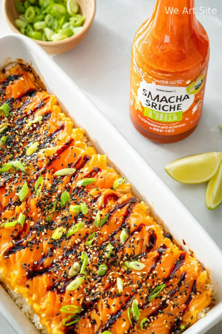 Salmon Sushi Bake