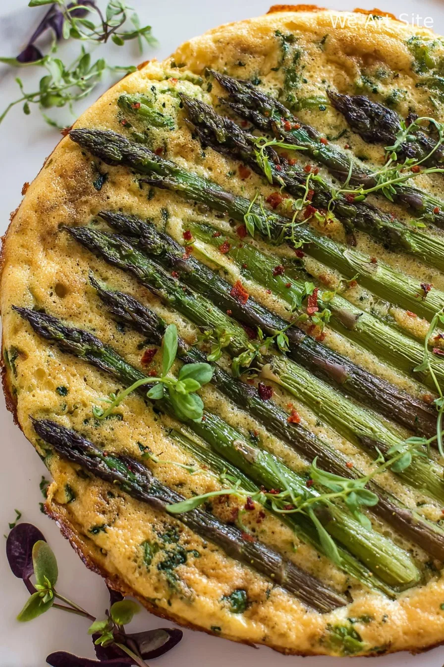 Asparagus Soufflé Frittata