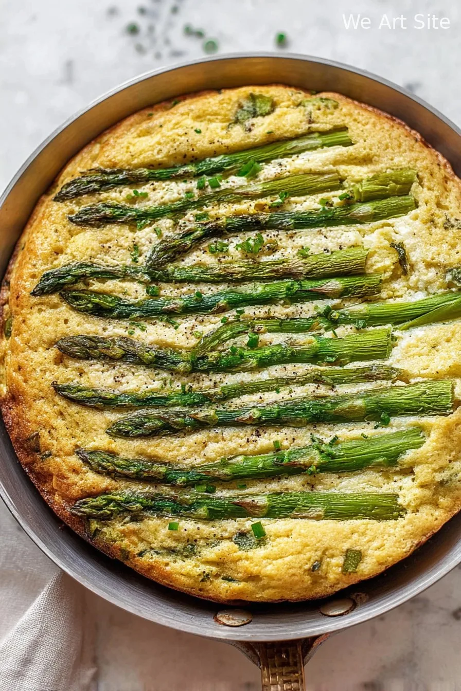 Asparagus Soufflé Frittata