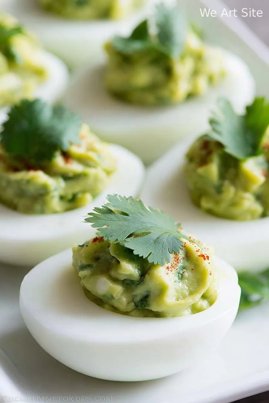 Avocado Deviled Eggs