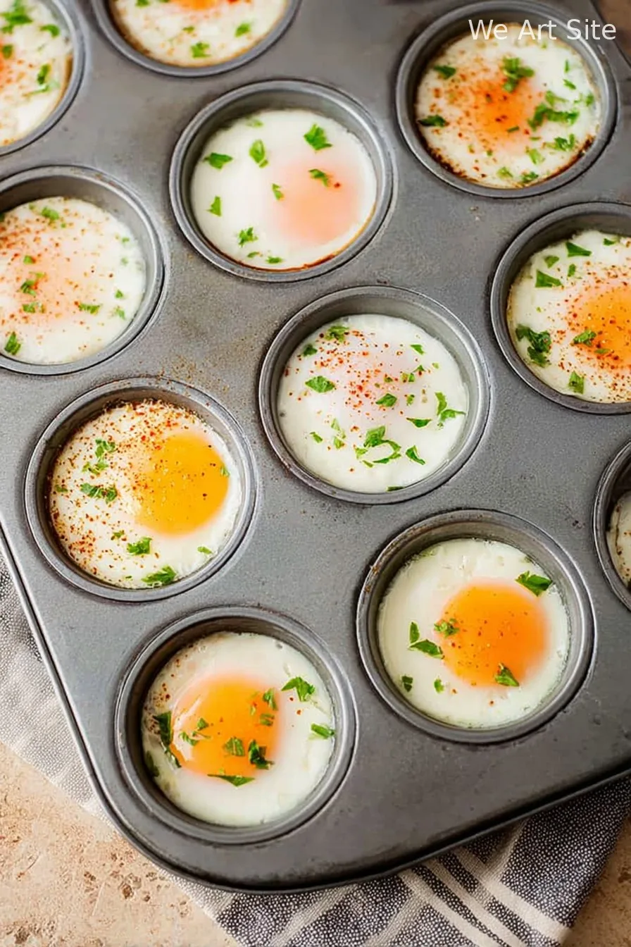 Baked Eggs In A Muffin Tin