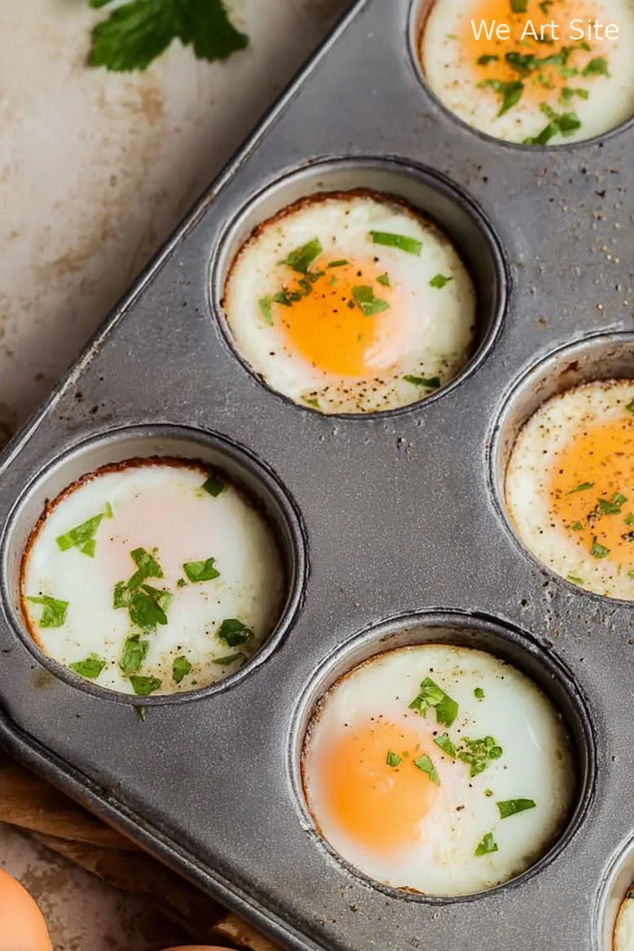 Baked Eggs In A Muffin Tin