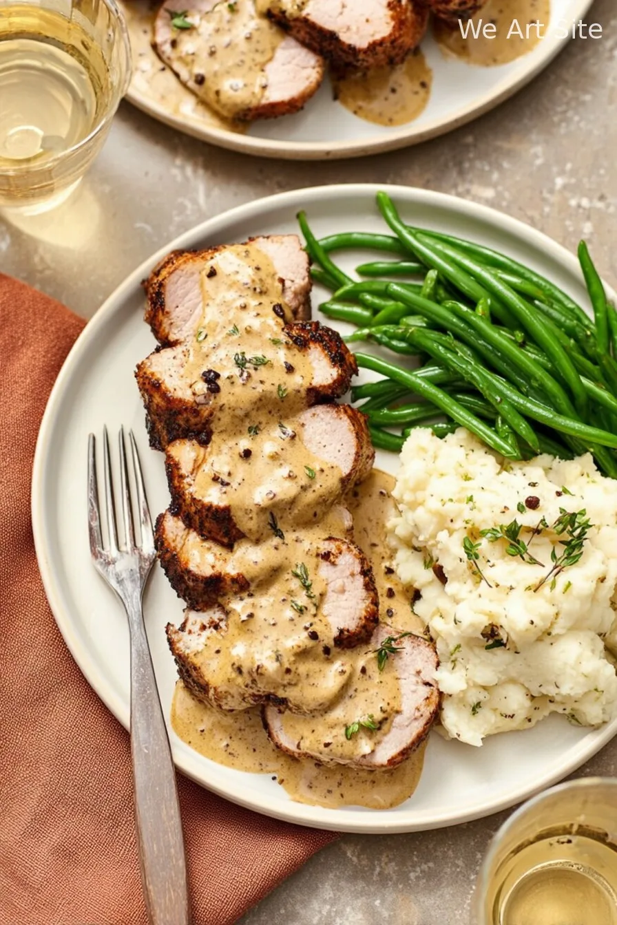 Best-Ever Pork Tenderloin with Dijon Cream Sauce