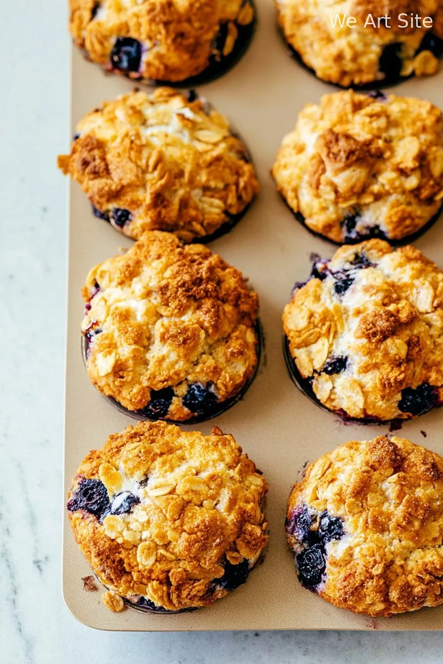 Blueberry Cornflake Muffins