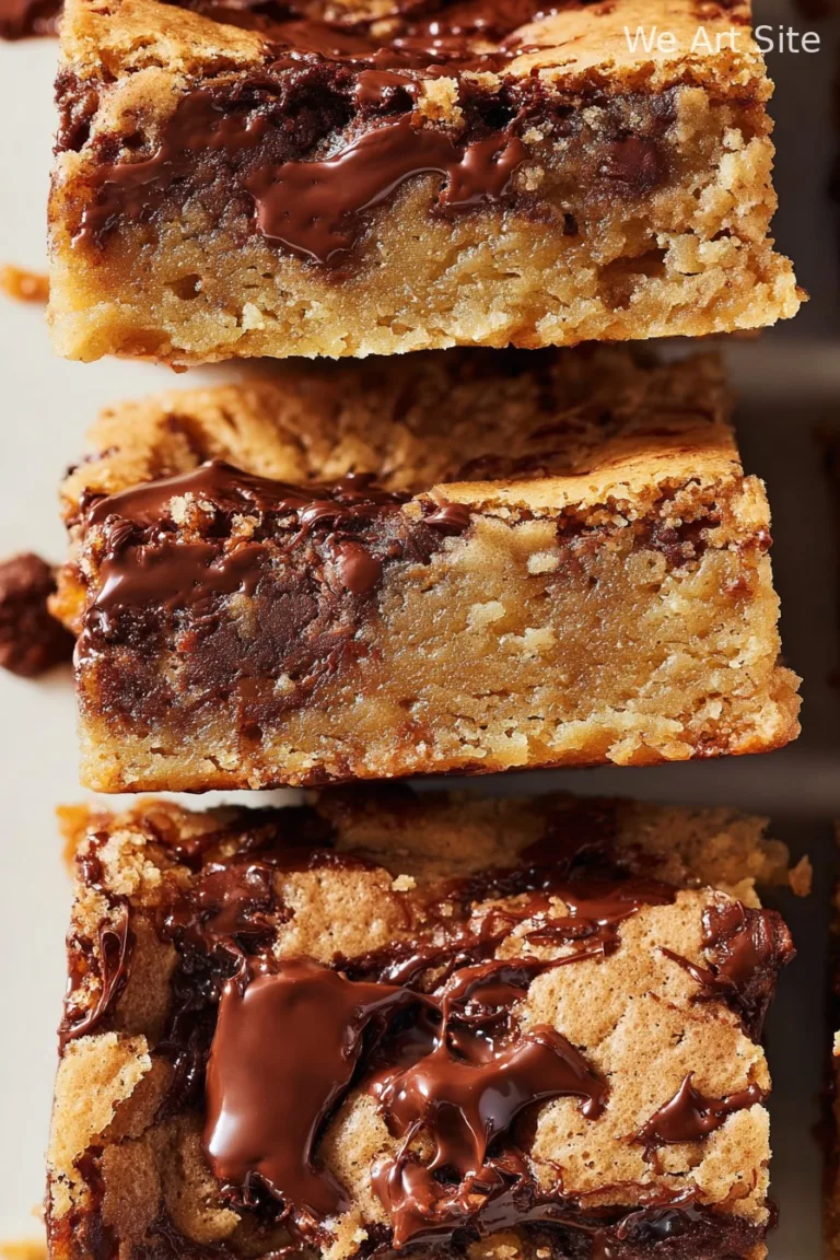 Brown Butter Triple Chocolate Blondies