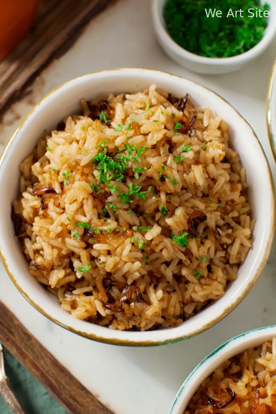 French Onion Rice