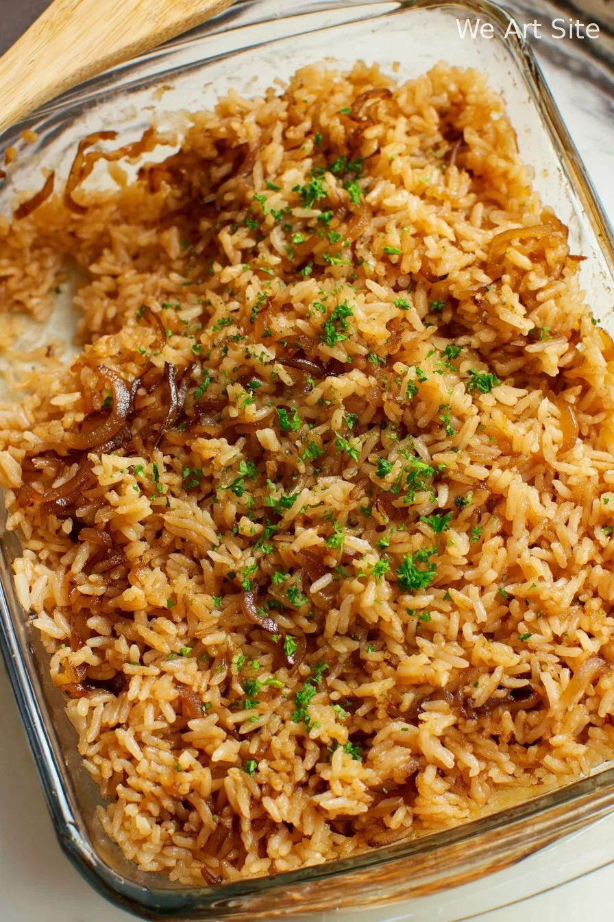 French Onion Rice