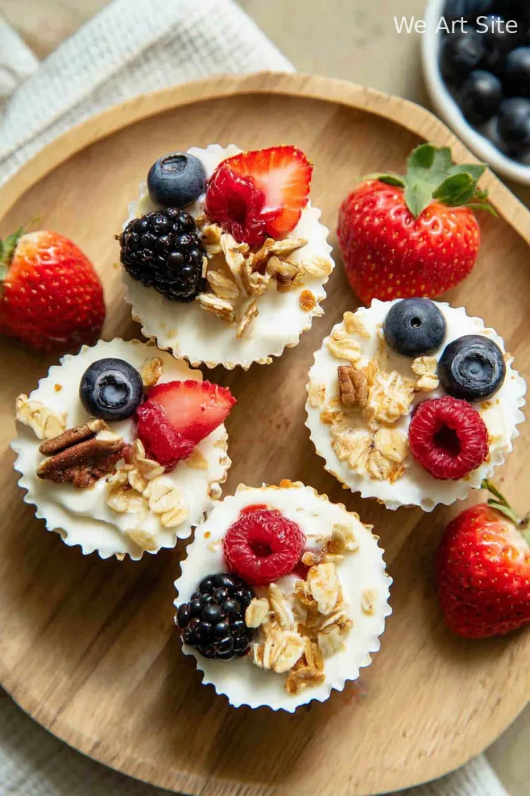 Frozen Yogurt Granola Cups