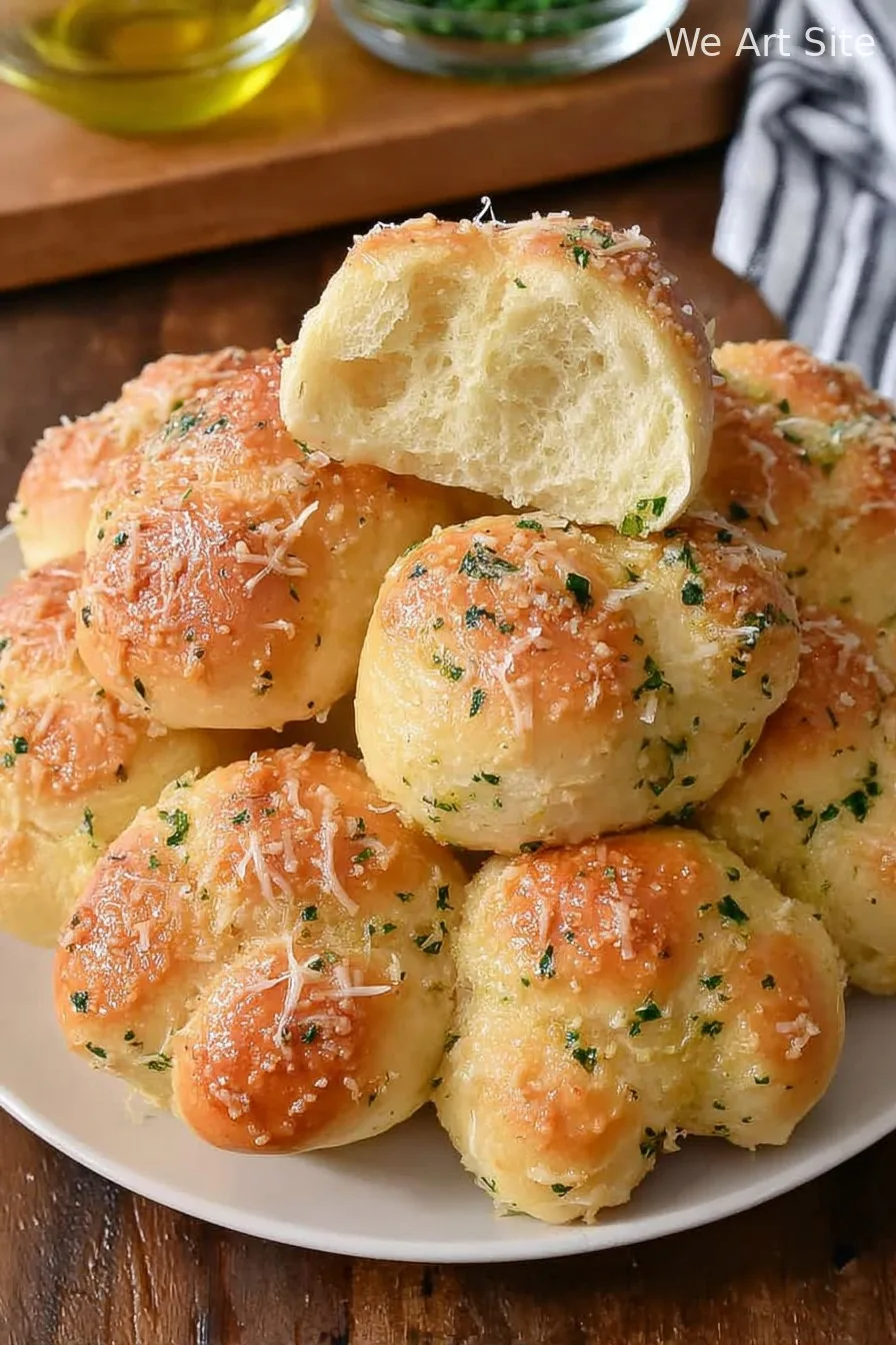 Garlic Parmesan Dinner Rolls